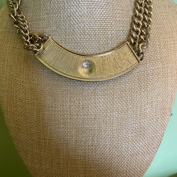 Vintage Greek Key Pattern Gold and Silver Jewelry Set - Picture 6 of 11